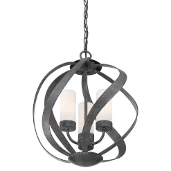 Lustre extérieur Blacksmith 3 lumières