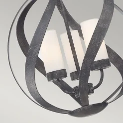 Lustre extérieur Blacksmith 3 lumières