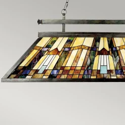 Lustre îlot Inglenook 3 lumières