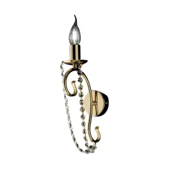 Magda Applique en fer doré 1 lumière L.8 P.15 BL146-AP1-OR