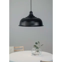 Markslojd PORT Dome Plafonnier 1 Lumière Noir Grand