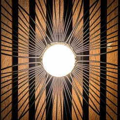 Mathias - Applique FLORA en métal Noir, compatbile culot E27, 25W - APFLORAN