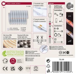 MaxLED 500 Strip LED bande individuelle COB 2,5m RGBW 15W 530lm/m RGBW+