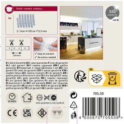 MaxLED 500 Strip LED Extension 2,5m Tunable White revêtue 16W 550lm/m Tunable White