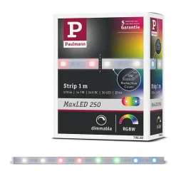 MaxLED 250 Strip LED Extension 1m RGBW+ revêtue 7W 270lm/m RGBW+
