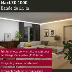 MaxLED 1000 Strip LED Extension 2,5m Tunable White revêtue 27W 1020lm/m Tunable White
