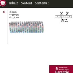 MaxLED 250 Strip LED Extension 5m RGBW+ 31,5W 270lm/m RGBW+