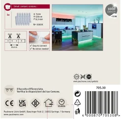 MaxLED 1000 Strip LED Extension 2,5m RGBW revêtue 28W 1000lm/m RGBW+