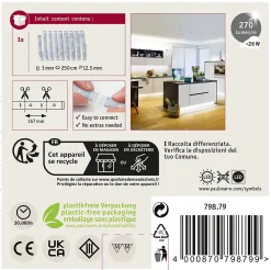 MaxLED 250 Strip LED Extension 2,5m Tunable White revêtue 9W 270lm/m Tunable White