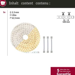 MaxLED 500 Strip LED Extension 20m Tunable White 72W 55lm/m Tunable White