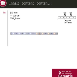 MaxLED 250 Strip LED Extension 1m Tunable White 4W 270lm/m Tunable White