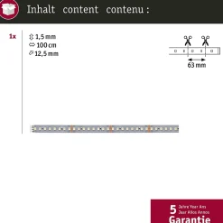 MaxLED 1000 Strip LED Extension 1m Blanc chaud 7,2W 1100lm/m 2700K