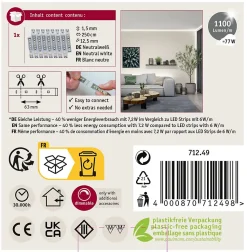 MaxLED 1000 Strip LED Extension 2,5m Blanc neutre 18W 1100lm/m 4000K