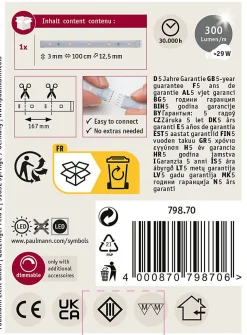 MaxLED 250 Strip LED Extension 1m 2700K revêtue 4W 300lm/m 2700K