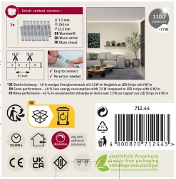 MaxLED 1000 Strip LED Extension 2,5m Blanc chaud 18W 1100lm/m 2700K