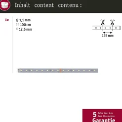 MaxLED 500 Strip LED Extension 1m blanc chaud 3,6W 550lm/m 2700K