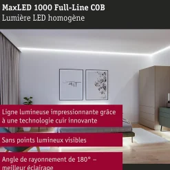 MaxLED 1000 Strip LED Extension COB 2,5m Blanc lumière du jour 30W 1280lm/m 6500K