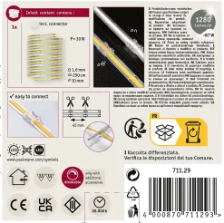 MaxLED 1000 Strip LED Extension COB 2,5m Blanc lumière du jour 30W 1280lm/m 6500K