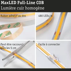 MaxLED 500 Strip LED Extension COB 2,5m 2700K 15W 500lm/m 2700K