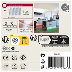 MaxLED 250 Strip LED Extension 2,5m RGBW+ revêtue 17W 270lm/m RGBW+