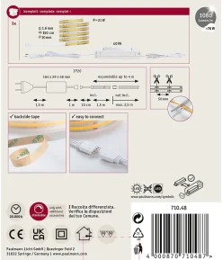 MaxLED 1000 Strip LED Kit de base COB 1,5m Blanc chaud 1,5m 18W 1080lm/m 528 LEDs/m 2700K 40VA