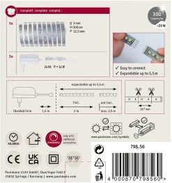 MaxLED 250 Strip LED Kit de base 3m 6500K 3m 12W 300lm/m 30 LEDs/m 6500K 24VA