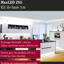 MaxLED 250 Strip LED Kit de base 3m 6500K 3m 12W 300lm/m 30 LEDs/m 6500K 24VA