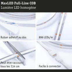 MaxLED 500 Strip LED Kit de base COB 3m RGBW 18W 530lm/m RGBW+ 36VA