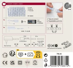 MaxLED 250 Strip LED Kit de base 3m RGBW+ 3m revêtue 20W 270lm/m 30 LEDs/m RGBW+ 36VA