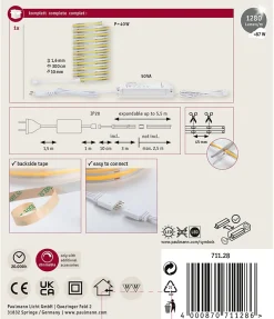 MaxLED 1000 Strip LED Kit de base COB 3m Blanc lumière du jour 36W 1280lm/m 6500K 50VA
