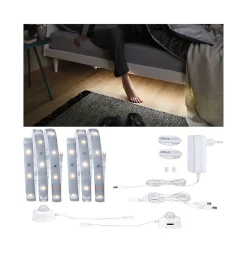 MaxLED 250 Strip LED Kit de base 2x 1m 2700K 2x 1m revêtue IP44 2x4W 300lm/m 60 LEDs/m 2700K 24VA