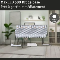 MaxLED 500 Strip LED Kit de base 5m blanc neutre 17W 550lm/m 4000K 30VA