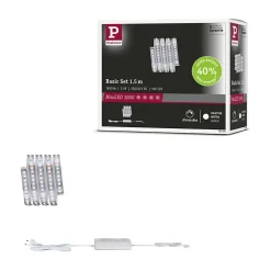 MaxLED 1000 Strip LED Kit de base 1,5m Blanc neutre 11W 1100lm/m 4000K 30VA