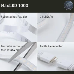 MaxLED 1000 Strip LED Kit de base 3m RGBW revêtue 33W 1000lm/m RGBW+ 75VA