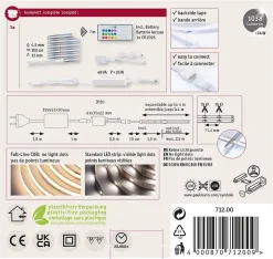 MaxLED 1000 Strip LED Kit de base COB 1,5m RGBW 17W 1038lm/m RGBW+ 48VA