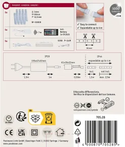 MaxLED 1000 Strip LED Kit de base 1,5m RGBW revêtue 18W 1000lm/m RGBW+ 25VA