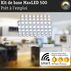 MaxLED 500 Strip LED Smart Home Zigbee 3.0 Kit de base 3m Tunable White revêtue 17W 510lm/m Tunable White 36VA