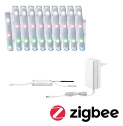 MaxLED 250 Strip LED Smart Home Zigbee 3.0 Kit de base 3m RGBW+ 3m revêtue IP44 15W 200lm/m 30 LEDs/m RGBW+ 36VA