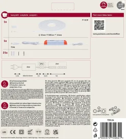 MaxLED Flow Strip LED Kit de base blanc chaud 5m revêtue 52W 1300lm/m 180 LEDs/m 2700K 75VA