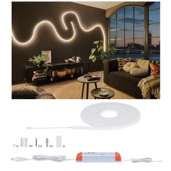 MaxLED Flow Strip LED Kit de base blanc chaud 5m revêtue 52W 1300lm/m 180 LEDs/m 2700K 75VA