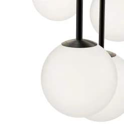 Maytoni Basic form Maytoni Basic Form Plafonnier Suspendu Moderne à 5 Lumières Noir Mat E14