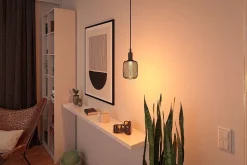 Metallic Glow Standard 230 V Ampoules LED Zyl E27 Spiral 200lm 4,2W 1800K Noir