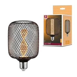 Metallic Glow Standard 230 V Ampoules LED Zyl E27 Spiral 200lm 4,2W 1800K Noir