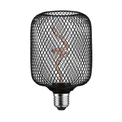 Metallic Glow Standard 230 V Ampoules LED Zyl 160lm 4W 1800K gradable Noir