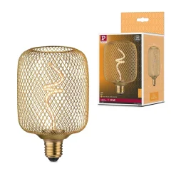 Metallic Glow Standard 230 V Ampoules LED Zyl 180lm 4W 1800K gradable Laiton