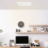 MILTON plafonnier blanc LED intégrée 24W plastique ampoule incluse