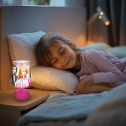 Mini lampe de chevet veilleuse sans fil Barbie