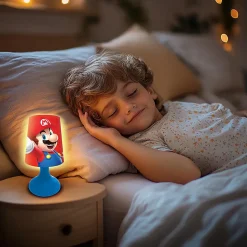 Mini lampe de chevet veilleuse sans fil Super Mario