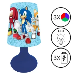 Mini lampe de chevet veilleuse sans fil Sonic