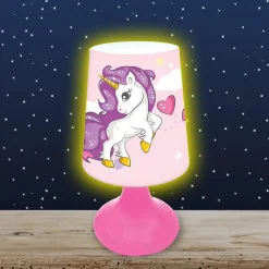 Mini lampe de chevet veilleuse sans fil Licorne